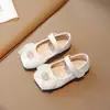 Zapatos para Niña 2026 Estilo Nuevo Moda Bebé Bailarinas de Princesa Suela Suave Primavera y Otoño Estilo Coreano Zapatos para Niña Zapatos Pequeños de Piel para Niños