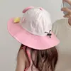 Sombreros para Niños, Sombreros de Sol, Sombreros de Cubo de Pingüino de Dibujos Animados, Sombreros de Pescador Finos de Primavera y Verano, Protección Solar para Niños y Niñas, Ala Ancha, Protección UV