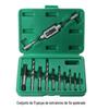Conjunto de 11 Peças Extrator de Fio Quebrado Torneira Pendurada Parafuso de Cabeça Quebrada Extrator Chave de Torneira Chave de Torneira