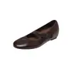 Zapatos Mary Jane de cuero cómodos y elegantes para ir al trabajo, con plataforma para aumentar altura, otoño 2026, tacón medio de cuña, cuero genuino, velcro, zapatos para mujer
