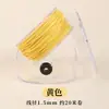 Cuerda Redonda Encerada en Caja para Manualidades Tejido a Mano Cuerda para Collar Cordón No Descolorante Cuerda de Cera para Pulsera Cadena para Colgar