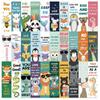 30 Marcadores de página de animais de desenho lendo Material decorativo DIY Cartão de etiqueta de leitura para estudantes Marcadores de página de estilo fofo