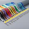 Cordón con Gancho de Plástico Lanyard de PVC de Fábrica Lanyard para Tarjeta de Identificación de Trabajo Lanyard para Insignia de Exposición Escolar Etiqueta de Nombre con Logo Personalizable 1cm