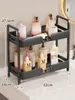 Estante para Tocador de Baño Lavabo Encimera de Baño Gel de Ducha Cosméticos Estante de Almacenamiento Multifuncional