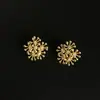 Brincos de Fogos de Artifício Japoneses e Coreanos Moda Temperamento Nicho Versátil Design Único Metal Estilo Minimalista Brincos com Pino de Prata 925