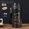 Taza de Café de Doble Uso de Aspecto Elegante con Revestimiento de Acero Inoxidable 304 Taza Termo Portátil para Hombres y Mujeres Taza con Popote de Gran Capacidad