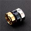 Anel de Aço Titânio 316 com Borda Dupla Chanfrada de 8mm Anel Masculino Anti-riscos Aço Tungstênio Anel de 8mm Venda Direta da Fábrica