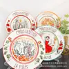 Plato Creativo de Cerámica para Bistec y Postre Set para Uso Doméstico Plato para Comida Occidental Plato de Sol y Estrella Tarot Cross-Border Dijia