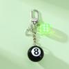 Llavero para Amantes del Billar Resina 8 Billares, Amuleto Colgante para Bolso Regalo Recuerdo Colgante Llavero