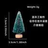 Decoração de Natal Mini Árvore de Natal Vitrine Micro Paisagem Arranjo Doméstico Pequena Árvore de Sisal Pequena Árvore de Agulha de Cedro