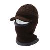 Gorro de Lana Cálido para Hombre para Otoño e Invierno con Forro Polar para Exteriores, Estilo Coreano Grueso con Protección para el Cuello, para Montar, Cortavientos, a Prueba de Frío