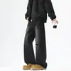 [Control de Precios 79] Jeans Rotos Retro para Hombre, Pantalones Casuales Nuevos Holgados de Pierna Ancha Recta de Tiro Alto para Todas las Estaciones
