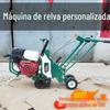 Máquina de corte automática multifuncional a gasolina para couro, cortador de grama autopropelido manual, largura de desenho pode ser personalizada