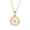 Tohm Retro Acero Inoxidable Esmalte Colorido Goteo de Aceite Estrella y Luna Colgante Versátil de Alta Gama para Mujer Accesorio Collar Venta al por Mayor