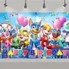 Tela de Fondo para Cumpleaños de Patrulla Canina Transfronteriza Suministros de Decoración para Fiesta Festiva Props para Montaje de Escena Patrulla Canina