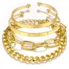 Conjunto de Joias Novo Estilo Transfronteiriço com Zircônia Criativa e Liga de Pérola de Imitação, Conjunto de 59 Peças para Mulheres