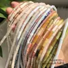 Cuentas Tubulares Cilíndricas de Piedra Natural 4*13mm para Pulsera DIY, Cuentas para Manualidades, Barril Largo Recto, Cuentas Sueltas, Cristal Rosa, Montón Semiacabado