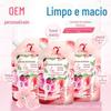 Fábrica por atacado fácil limpeza brilhante 500g perfume saco de detergente para roupa limpar cuidados suaves remoção de manchas detergente para roupa