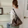 Bolso Bandolera Grande de Cuero Suave Estilo Retro para Mujer 2026 Nuevo Otoño Invierno Versátil para Viajes