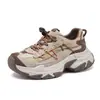 Zapatillas dad de moda estilo europeo para mujer, nueva colección otoño 2026, moda coreana, zapatillas casuales de suela gruesa