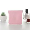 Bolsa de Cosméticos Casual com Fechamento Automático Couro PU Bolsa de Cosméticos Casual Portátil Bolsa de Mão Porta-Moedas Flor