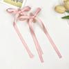 Pinza de Lazo Estilo Ballet Francés Cinta Lazo Clip Agarre Chica Dulce Sentido de Alta Gama Cinta Cabello Torcido Horquilla Pequeña Accesorios para el Cabello Sencillos