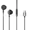 Auriculares con cable modo privado chip digital typec intrauditivos con control por cable de micrófono calidad de sonido HD cabeza redonda nuevo