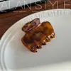 Novo Grampo de Acetato Médio Simples Alan Acessórios de Cabelo High-End Estilo Francês Moda Feminina Estilo Coreano Grampo na Parte de Trás da Cabeça