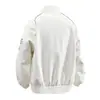 Pu9901 Traje de Motociclista Streetwear Retro Hip Hop Europeo y Americano de Peso Pesado para Hombre Chaqueta de Cuero Pu para Hombre Marca Trendy Holgada