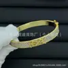 Pulseira Cubanana Duplo G com Letra Gucci Não Desbota de Novo Estilo Transfronteiriça com Etiqueta, Acabamento Fino, Atacado de Luxo Leve Europeu e Americano