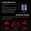 Luz de instrumento de coche T5 1 luz 3030 indicador luz de matrícula led coche modificado bombilla de instrumento no polar