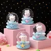 Bola de cristal brillante de poni de color, unicornio, tamaño pequeño, adornos de waterpolo, regalo de cumpleaños para niños, regalo brillante al por mayor