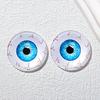 Vidrio de alta permeabilidad de 25 mm para Halloween, accesorios de gema de tiempo DIY, accesorios para joyería DIY, explosiones transfronterizas