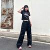 Monos funcionales retro de estilo americano, marca de moda para mujer, pantalones de moda para mujer de sensación atractiva de calle frita de calle alta