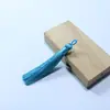 Argola com franja espiga 8cm sem cordão mini espigueta material DIY feito à mão acessórios de nó chinês espiga