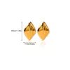 Pendientes de Acero Inoxidable Metálico Perlado Florales Retro de Lujo Ligero con un Toque de Alta Gama, Diseño Elegante de Nicho, Pendientes para Viajar