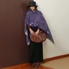 Outono e Inverno Coreano Nova Moda Gato Cachecol de Imitação de Caxemira Estilo Coreano Feminino Estampado Elegante Cachecol Quente Xale para Ar Condicionado