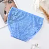 Bragas Sexys de Encaje para Mujer Estilo Europeo y Americano Transfronterizas, Ropa Interior para Mujer Sin Costuras, Transpirable y que se Adapta a la Cadera