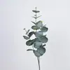 Planta Artificial Folhas de Maçã, Folhas de Dinheiro, Folhas de Eucalipto, Arranjo de Flores de Galho, Folhagem Decorativa de Lingote de Ouro, Folhas Verdes, Plantas Verdes Falsas
