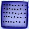Venta al por mayor de 20 pares de pendientes en caja de moda coreana para mujer, de 3 mm, de resina brillante y plástico con diamantes de imitación.