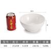 Tazón de melamina palillos tazón caótico para fideos de arroz tazón comercial de plástico porcelana para fideos tazón para avena de desayuno tazón para sopa tazón engrosado