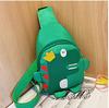 Bolsa infantil de dibujos animados dinosaurio bolsa de pecho infantil mochila linda para niña niño bebé bolsa cruzada en stock mayoreo