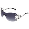 Y2g estilo chica hot Cobra diseño de gafas de sol de montura grande integrada dulce y picante que hace que la cara parezca pequeña gafas de sol para fotos callejeras en stock
