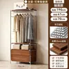 Arara de Roupas Aberta com Combinações Guarda-Roupa Simples para Quarto Closet Walk-in Prateleira de Armazenamento para Casa Guarda-Roupa de Chão