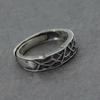 Anillo de plata tailandesa con diseño original de Chiba "Luces tenues", estilo retro, ideal para amantes de la personalidad, comodín, regalo para hombres y mujeres.