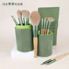Set de 10 brochas de maquillaje para sombras de ojos, polvos sueltos y rubor, set completo de herramientas de maquillaje para principiantes, set de brochas de maquillaje Cangzhou
