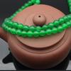 Explosões Dongling Verde Contas Espalhadas Mais Cor Dongling Jade Contas Redondas DIY Pulseira Colar Feito à Mão Contas Semi-acabadas Atacado