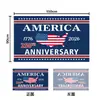 Bandera Personalizada Americana del 250º Aniversario Bandera del Día de la Independencia Bandera Conmemorativa del Aniversario Americano 3*5 pies Transfronteriza