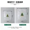 Bolsas de Regalo Navideñas de Moda Bolsas para Empacar Regalos de Navidad Bolsas de Manzana Transparentes de Moda Bolsas con Cordón
