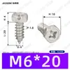 Tornillos Autoperforantes Phillips de Cabeza Avellanada Hexagonal Externa de Acero Inoxidable 304 M3~M8 Estándar Nacional Gb9456 Tornillos Autoperforantes Phillips Hexagonales